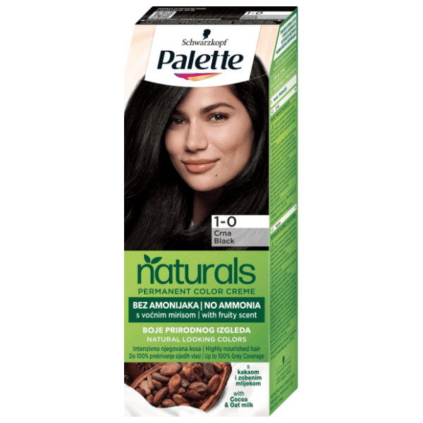 PALETTE Naturals farba za kosu 1.0 black 0