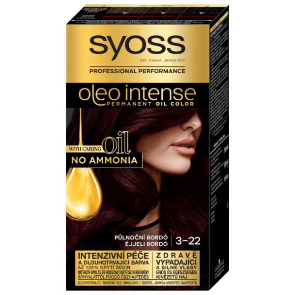 SYOSS Oleo Intense farba za kosu 3.22 dark red 0