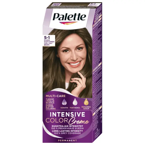 PALETTE Intensive Color farba za kosu 5.1 cold brown 0