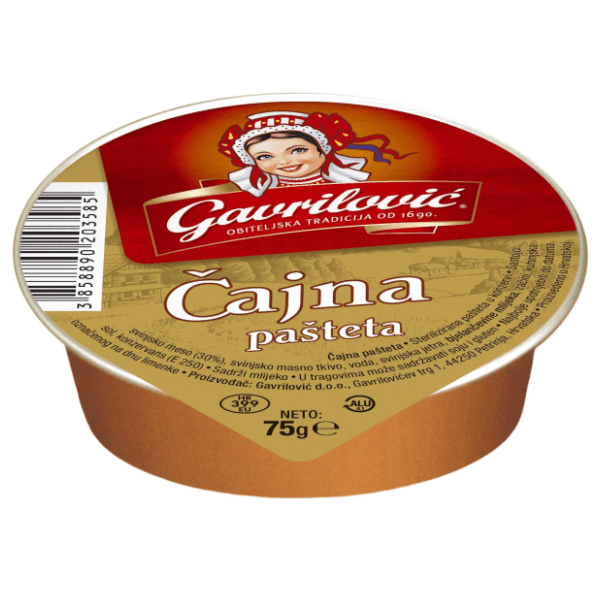 Pašteta čajna GAVRILOVIĆ 75g 0