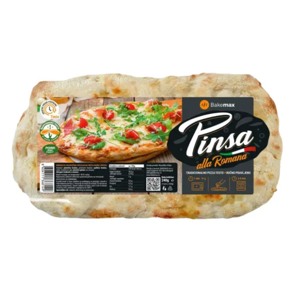 Podloga za pizzu BAKEMAX Pinsa Romana 240g 0