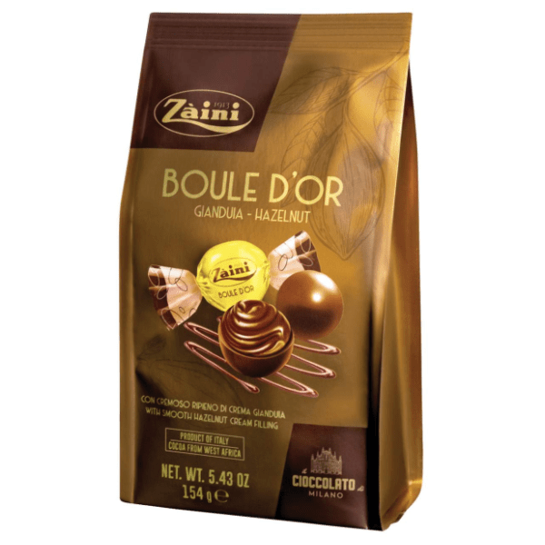 Praline ZAINI Boule d'or lešnik 154g 0