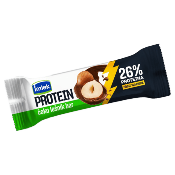 Proteinski bar čoko lešnik IMLEK 40g 0