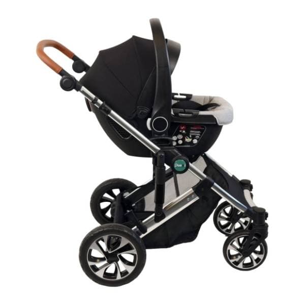 PUERRI kolica za bebe 3 u 1 Diamond Grey & Silver frame 6