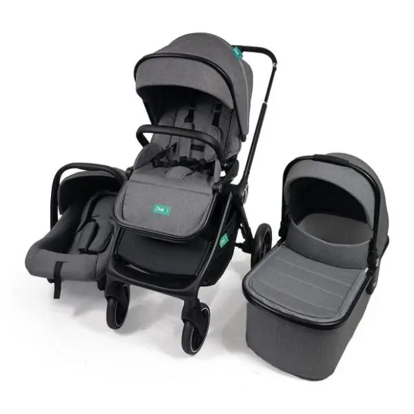 PUERRI kolica za bebe 3 u 1 Urban grey 0
