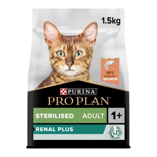 PURINA Pro Plan cat adult sterilised renal losos 1,5kg 0