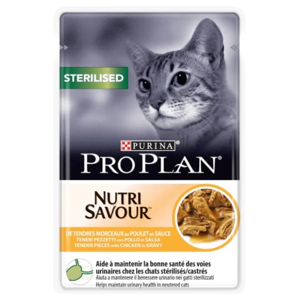 PURINA Pro Plan nutrisavour sterilised piletina 85g 0