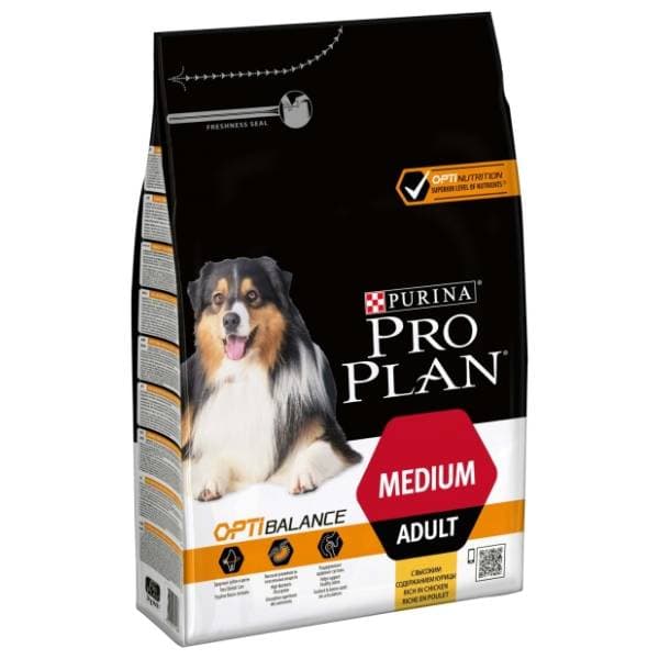 PURINA Pro Plan optibalance medium piletina 3kg 0