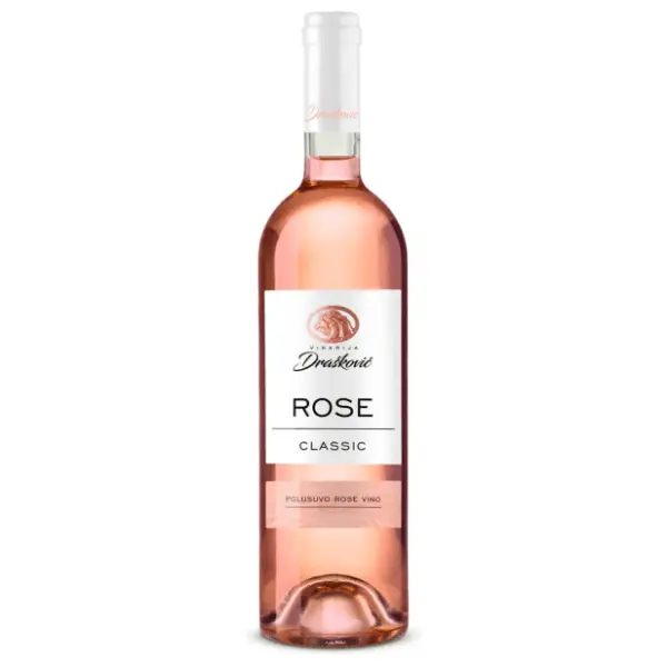 Roze vino DRAŠKOVIĆ Rose classic 0,75l 0