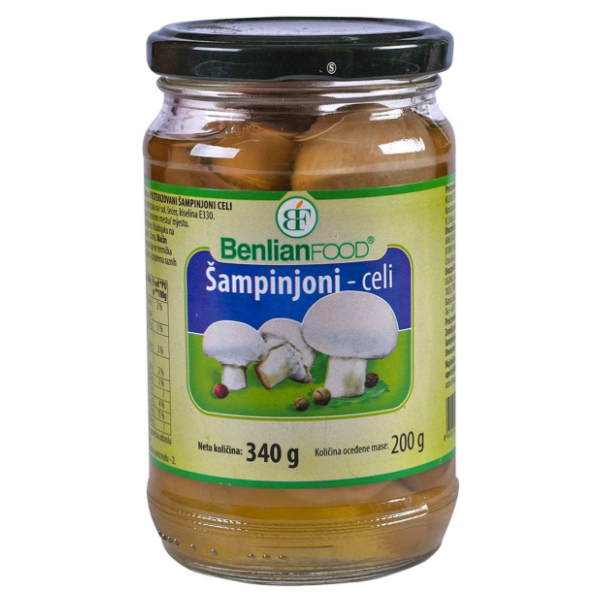 Šampinjoni BENLIAN celi 340g 0