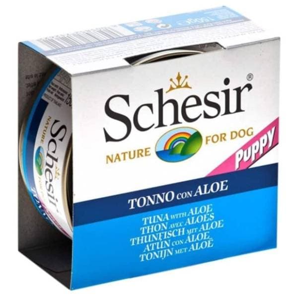 SCHESIR hrana za pse u konzervi tunjevina i aloja 150g 0