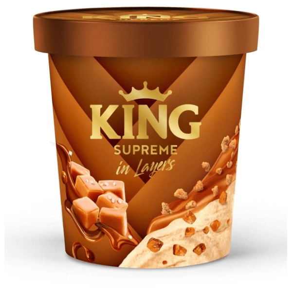 Sladoled FRIKOM King caramel čaša 450ml 0