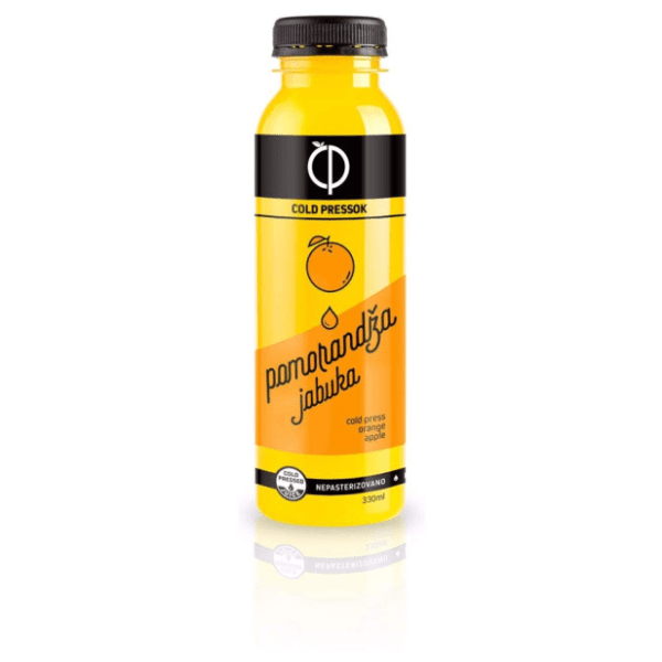 Sok COLD PRESSOK pomorandža jabuka 250ml 0