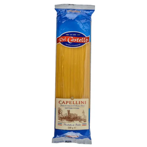 Špagete DEL CASTELLO Capellini 500g 0