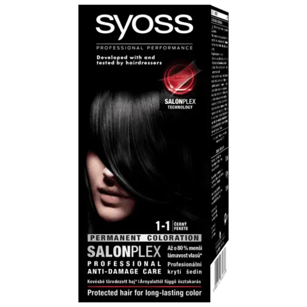 SYOSS Professional Performance farba za kosu 1.1 black 0