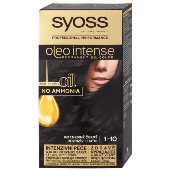 SYOSS Oleo Intense farba za kosu 1.10 black 0
