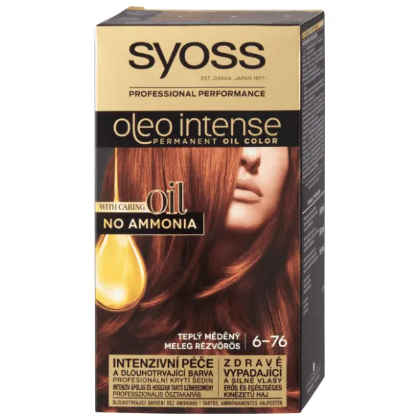 SYOSS Oleo Intense farba za kosu 6.76 warm copper 0