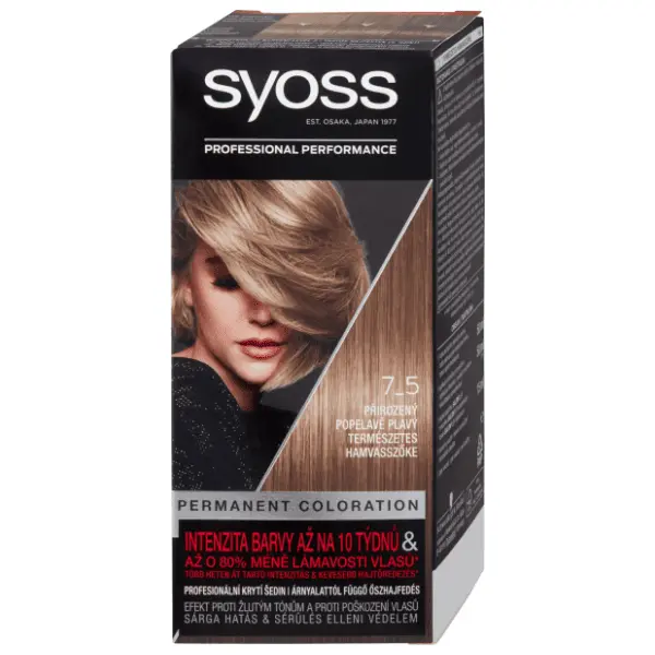 SYOSS Professional Performance farba za kosu 7.5 ash blond 0