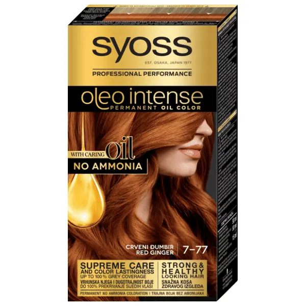 SYOSS Oleo Intense farba za kosu 7.77 red ginger 0