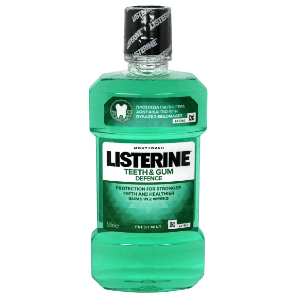 Tečnost zan ispiranje usta LISTERINE Teeth & Gum 500ml 0