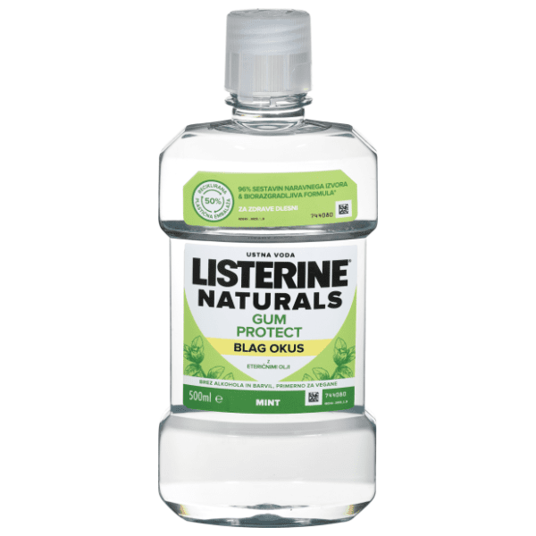 Tečnost za ispiranje usta LISTERINE Natural gum protect 500ml 0
