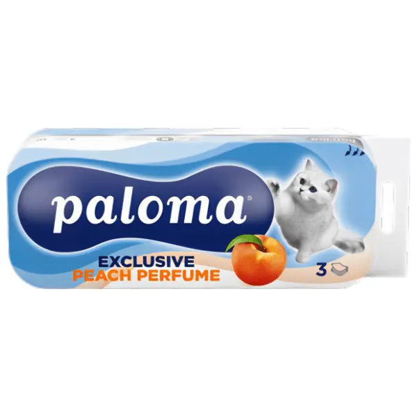 Toalet papir PALOMA exclusive breskva 3sloja 10kom 0