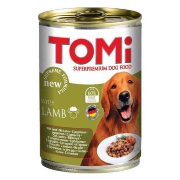 TOMI hrana za pse u konzervi jagnjetina 400g 0