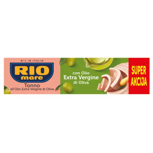 Tuna RIO MARE u hladno ceđenom maslinovom ulju 4x80g 0