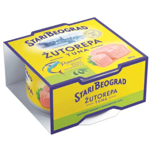 Tuna STARI BEOGRAD žutorepa u maslinovom ulju 160g 0