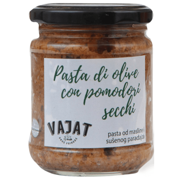 VAJAT pasta od maslina i sušenog paradajza 212g 0