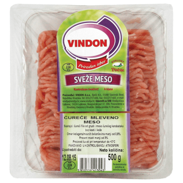 VINDON ćureće mleveno meso 500g 0