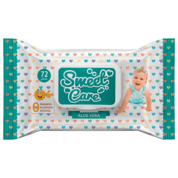 Vlažne maramice SWEET CARE Aloe vera 72kom 0