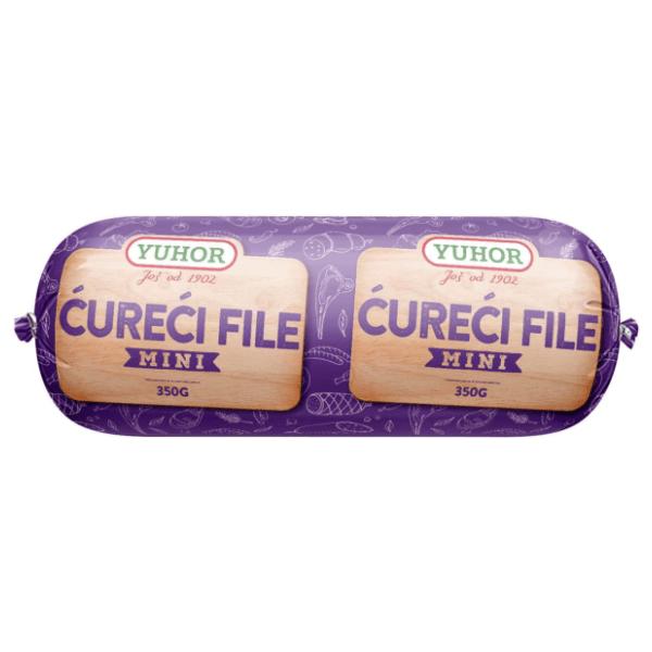 Yuhor ćureći file u crevu mini 350g 0