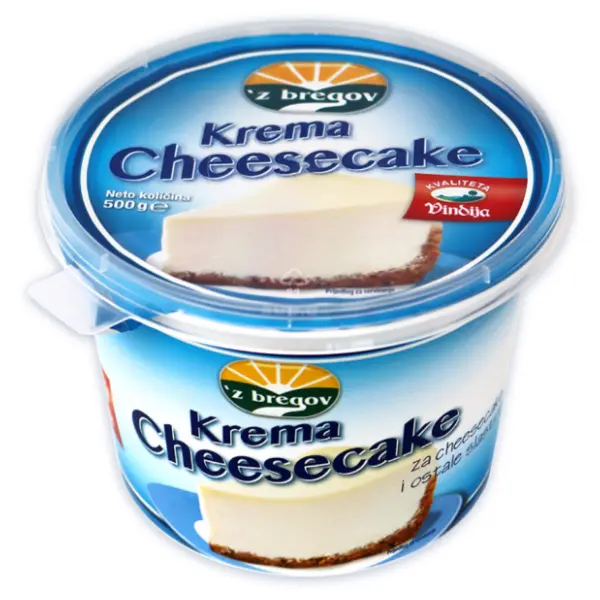 Z'BREGOV krema za cheesecake 500g 0