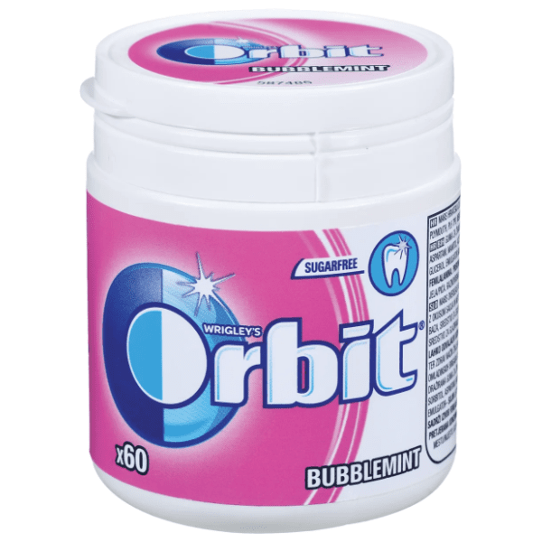 Žvake ORBIT bubblemint 60kom 0