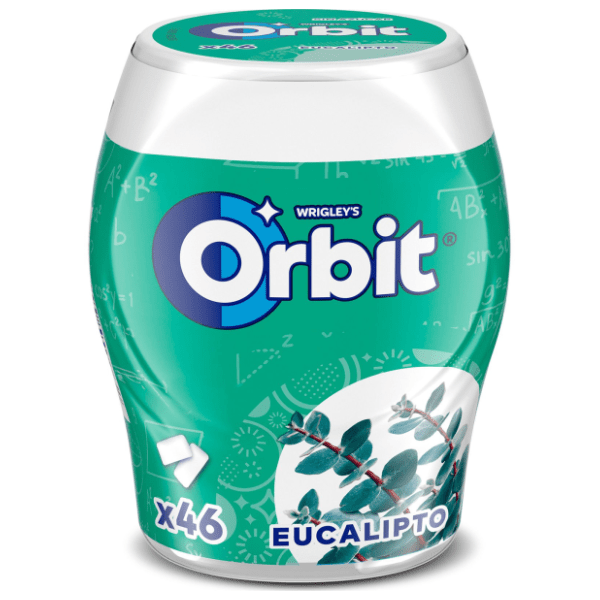 Žvake ORBIT eucalyptus bottle 46kom 0