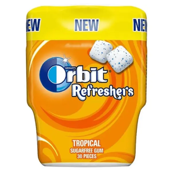 Žvake ORBIT refreshers tropical 30kom 0