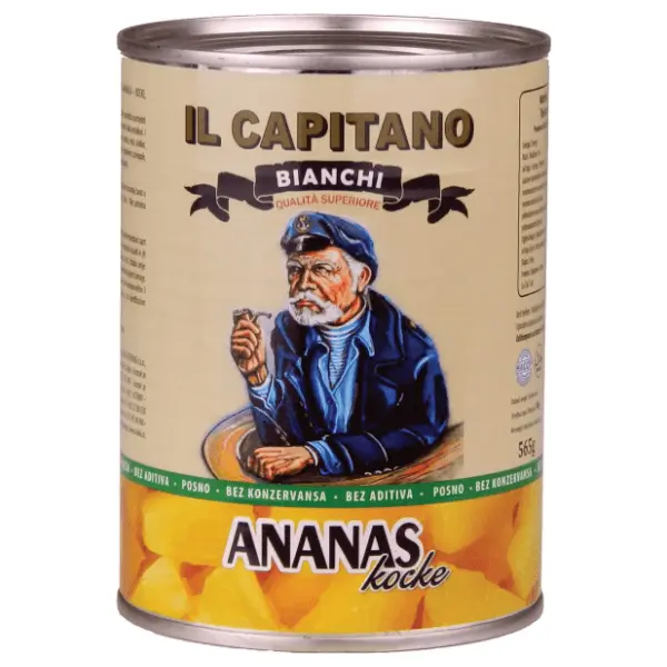 Ananas kocka IL CAPITANO 580ml 0