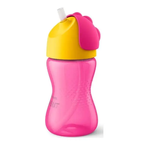 AVENT magična šolja sa slamkom 300ml roze 0