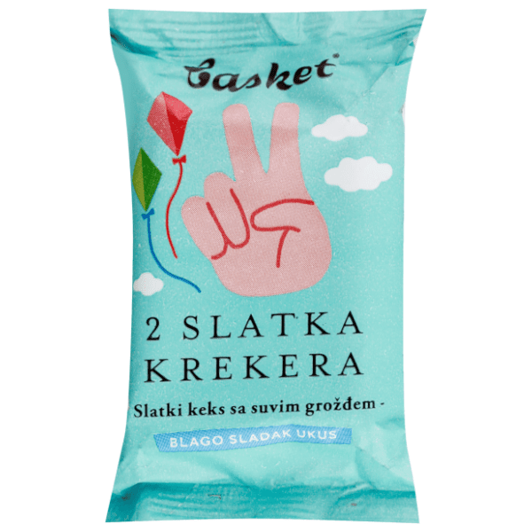 BASKET 2 slatka krekera suvo grožđe 25g 0