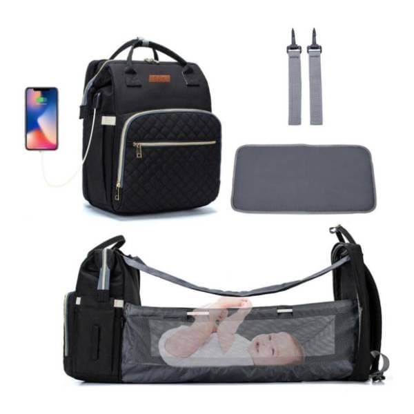 BBO Multifunkcionalna torba za kolica Sport Mama Bag crna 1