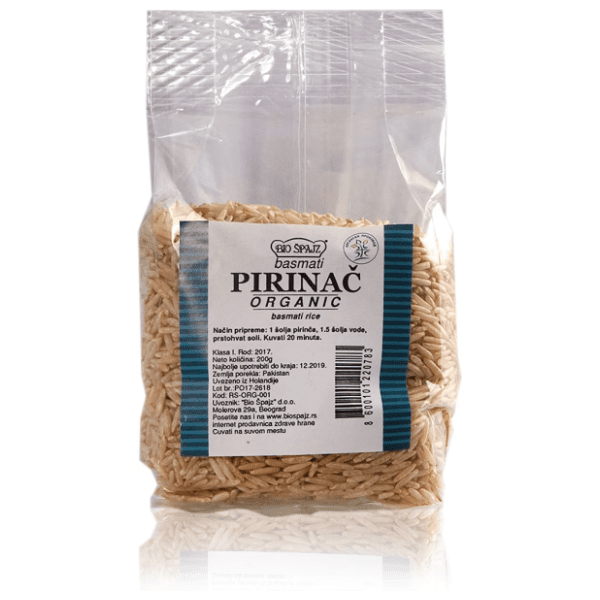 Pirinač BIO ŠPAJZ organski basmati 200g 0