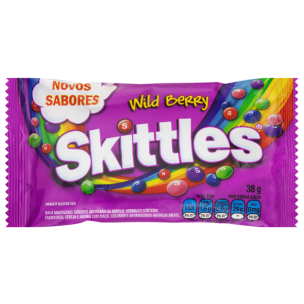Bombone SKITTLES wild berry 38g 0