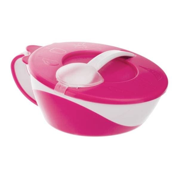 CANPOL BABIES činija sa kašikom roze 0