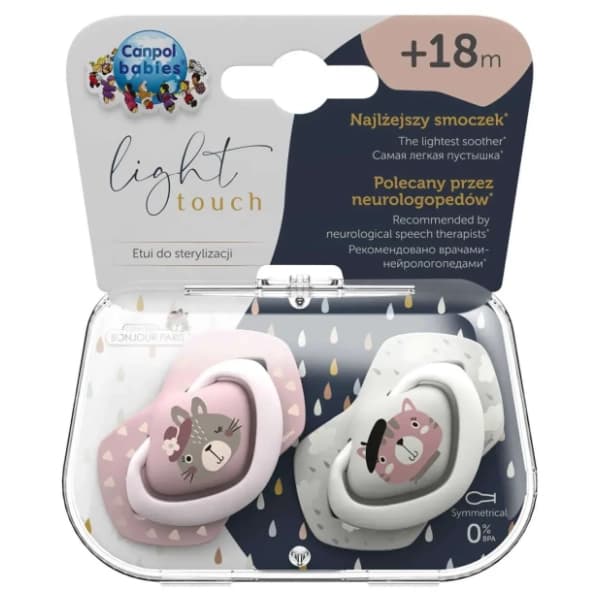 CANPOL BABIES cucla Bonjour Paris (18m+) roze 2kom 1