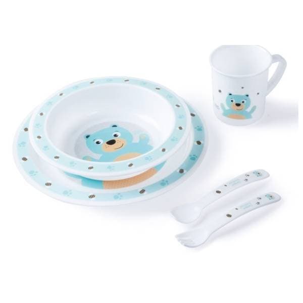CANPOL BABIES Set za hranjenje beba 4/401 Bear tirkizni 0