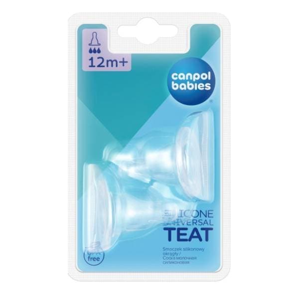 CANPOL BABIES silikonska cucla (12m+) 2kom 1