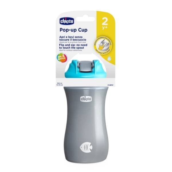 CHICCO čaša sa mekanim piskom (24m+) 350ml plava 1