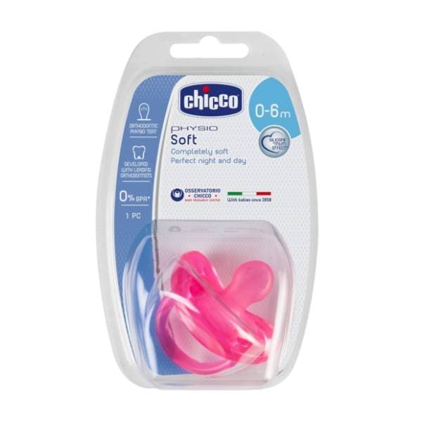 CHICCO laža Physio Soft (0-6m) roze 1