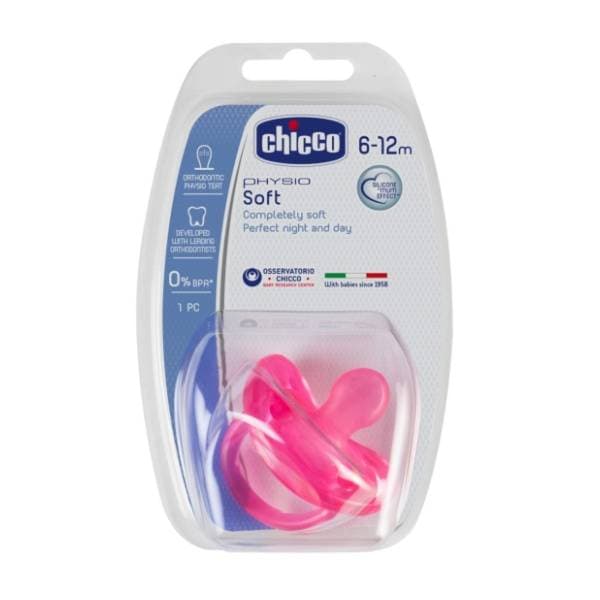 CHICCO laža Physio Soft (6-12m) roze 1